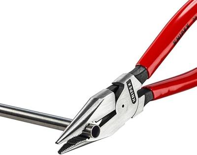 Knipex Spitse kombitang | Kunststof bekleed | Zwart geatramenteerd | Lengte 185 mm - 08 21 185 SB