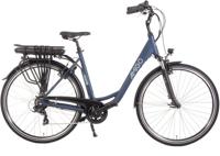 AMIGO E Alvor D2 28 Inch 50 cm Dames 7V V Brakes Matblauw - thumbnail