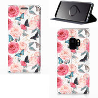 Samsung Galaxy S9 Smart Cover Butterfly Roses - thumbnail