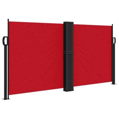 VidaXL Windscherm uittrekbaar 120x1200 cm rood VidaXL Windscherm uittrekbaar 120x1200 cm rood