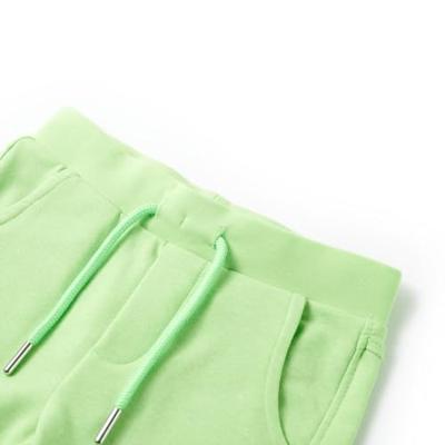 Kindershort 128 fluorescerend groen