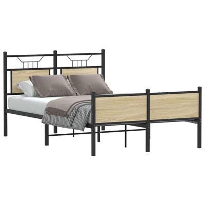 Bedframe zonder matras hout sonoma eikenkleurig 120x200 cm