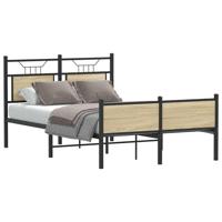 Bedframe zonder matras hout sonoma eikenkleurig 120x200 cm - thumbnail