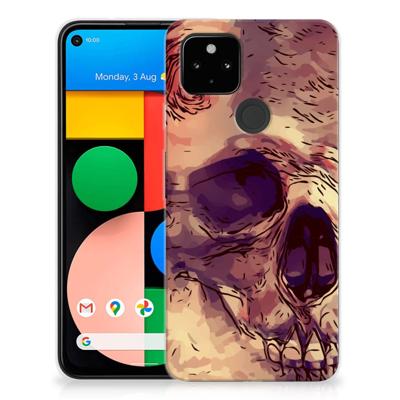 Silicone Back Case Google Pixel 4a 5G Skullhead Silicone Back Case Google Pixel 4a 5G Skullhead