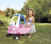 Cozy Coupe - Little Tikes - Princess - Deuren, claxon en vloer verwijderbaar - Vanaf 18 maanden - thumbnail