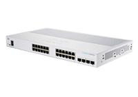 Cisco Systems Business CBS250-24T-4G-EU Smart Switch 24 GE-poorten PoE 4 x 10G-SFP+ beperkte levenslange bescherming (CBS250-24T-4G-EU) - thumbnail