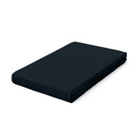 Schlafgut Schlafgut Pure Jersey Hoeslaken S - 90x190 - 100x220 799 Off-Black - thumbnail