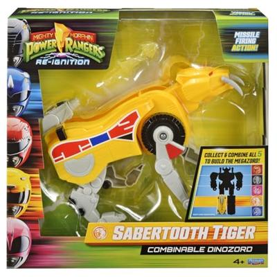 Mighty Morphin Power Rangers Combinable Dinozord Action Figure Sabertooth Tiger 20 cm
