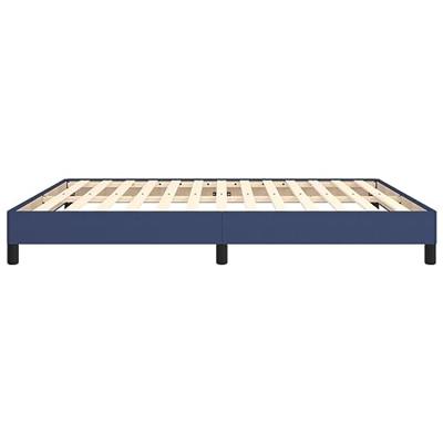 Bedframe zonder matras stof blauw 160x200 cm