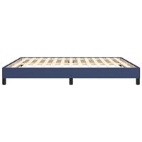 Bedframe zonder matras stof blauw 160x200 cm - thumbnail