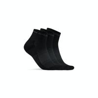 Craft 1910637 Core Dry Mid Sock 3-Pack - Black - 46/48 - thumbnail
