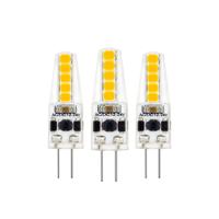 LongLife LED Steeklamp G4 - 12V - Dimbaar warm wit licht - 1.9W (20W) - 3 lampjes - thumbnail