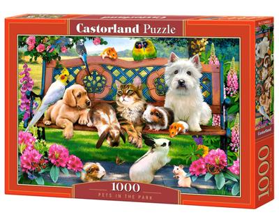 Selecta Castorland legpuzzel pets in the park, 1000st.