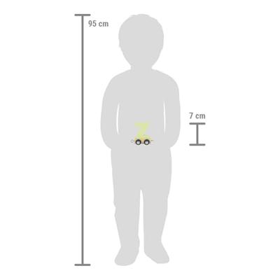 Small Foot - houten lettertrein polar - z