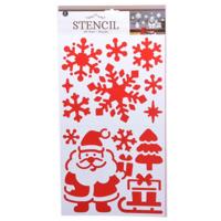 Decoris Kerstfiguren Stencils Assorti - thumbnail