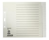 Leitz 1224 Register DIN A4, Bovenbreedte blanco Manila papier Grijs 15 tabbladen 12240085 - thumbnail