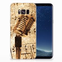 Samsung Galaxy S8 Plus | Siliconen hoesje | met foto Bladmuziek - thumbnail