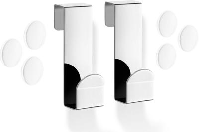 Zack Mitor haak 2.4x4.2x7.5cm voor douchewand set van 2 RVS 40262 Zack Mitor haak 2.4x4.2x7.5cm voor douchewand set van 2 RVS 40262