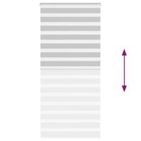 VidaXL Zebra rolgordijn 95x230 cm stofbreedte 90,9 cm lichtgrijs - thumbnail