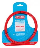 Hydraulische leiding Elvedes met PTFE voering en kevlar protectie - rood (3 meter op kaart) - thumbnail