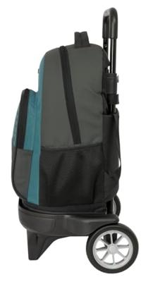 Schoolrugzak met Wielen Safta Urban style Blauw Grijs 33 x 45 x 22 cm