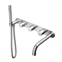 Badthermostaat Hotbath Buddy Inbouw 2-stop met Uitloop Chroom - thumbnail