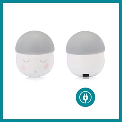 Nomadisch nachtlampje BABYMOOV Squeezy wit / grijs