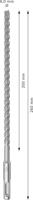Bosch Accessoires PRO SDS plus-5X Hammer Drill Bit | 8 x 200 x 260 mm | 10 pcs - 2608833901 - thumbnail