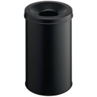 Durable Safe 330601 Prullenbak 30 l (Ø x h) 315 mm x 492 mm Metaal Zwart 1 stuk(s) - thumbnail