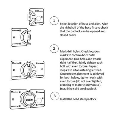 Master Lock 69231 Hangslot Zilver - thumbnail