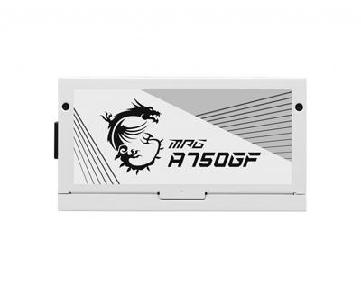 MSI MPG A750GF WHITE power supply unit 750 W 24-pin ATX ATX Wit MSI MPG A750GF WHITE power supply unit 750 W 24-pin ATX ATX Wit
