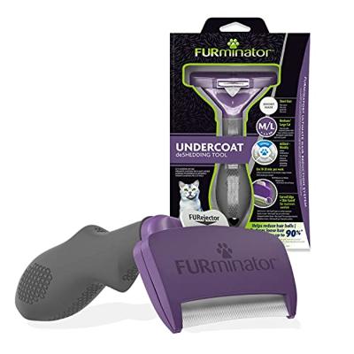 FURminator Undercoat DeShedding Tool kat kort haar M-L