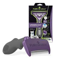 FURminator Undercoat DeShedding Tool kat kort haar M-L - thumbnail