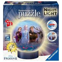 RAVENSBURGER - The Snow Queen 2 3D-ronde puzzel 72 stukjes verlicht - thumbnail