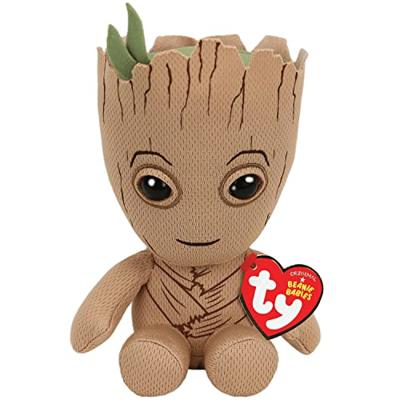 TY Beanie Babies Marvel Knuffel Groot 15 cm TY Beanie Babies Marvel Knuffel Groot 15 cm