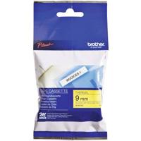 Brother M-K 621 Labeltape Tapekleur: Geel Tekstkleur: Zwart 9 mm 8 m - thumbnail
