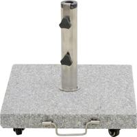 Siena Garden T49448 Parasolvoet Graniet, RVS - thumbnail