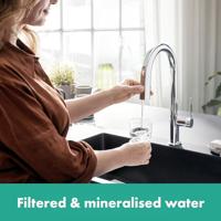 Hansgrohe Aqittura M91 Filter systeem 210, uittrekbare uitloop, 1jet, sBox, starter set, chroom - thumbnail