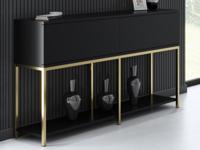 Console LODINO 150 cm zwart/goud - thumbnail