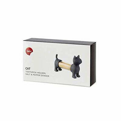 Poes Cocktailprikkerhouder - Grijs