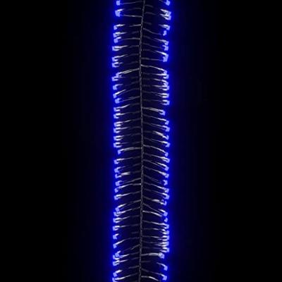 Lichtslinger cluster met 1000 LED's blauw 20 m PVC