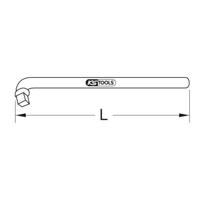 KS Tools 911.3925 9113925 Haakse greep Aandrijving 3/8 (10 mm) 180 mm 1 stuk(s) - thumbnail
