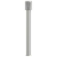 VidaXL Vloerlamp voor buiten 110 cm roestvrijstaal zilverkleurig - thumbnail