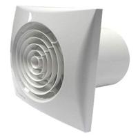 S en P Silent 100 CRZ badkamerventilator met instelbare nalooptimer wit - thumbnail