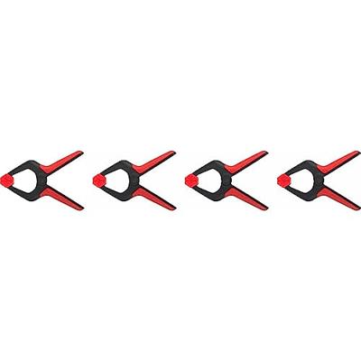 TOOLCRAFT 2226761 Veerklem 45 mm 6 kg (4 stuks) Spanbreedte (max.):45 mm Afmeting, lengte: 115 mm Afm. werkbereik:50 mm