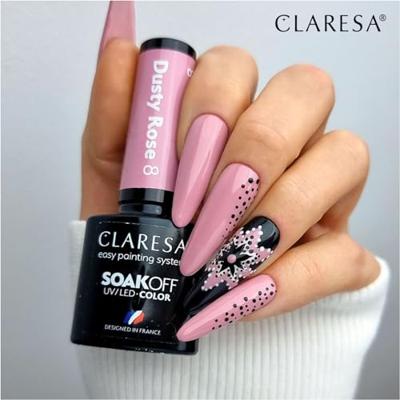 Claresa uv/led gellak 5ml dusty rose 8