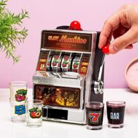 Gokautomaat drankspel met shotglaasjes - thumbnail