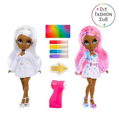 Rainbow High Air Brush & Create modepop grijze ogen