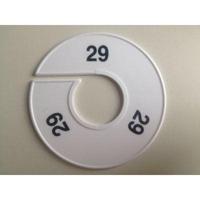 Maatring 11cm wit/zwart 29 - thumbnail