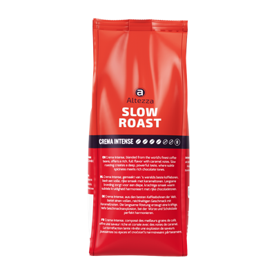 Altezza Slow Roast Crema Intense - Koffiebonen 250 GR Altezza Slow Roast Crema Intense - Koffiebonen 250 GR
